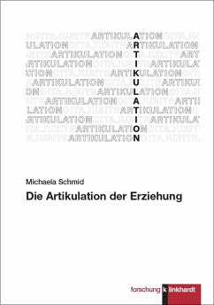 Cover Die Artikulation der Erziehung