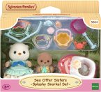Sylvanian Families 5804 - Sea Otter Sisters Splashy Snorkel Set, Seeotter Schnorchel Spielset