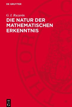 Cover Die Natur der mathematischen Erkenntnis