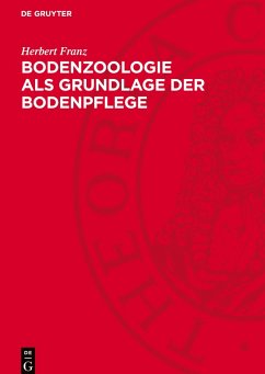 Bodenzoologie als Grundlage der Bodenpflege Cover Bodenzoologie als Grundlage der Bodenpflege