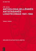 Anthologia Hell¿nik¿s Antistasiak¿s Logotechnias 1941-1944, Tomas 1, Prosa Anthologia Hell¿nik¿s Antistasiak¿s Logotechnias 1941-1944, Tomas 1, Prosa