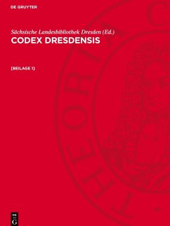 Codex Dresdensis, [Beilage 1], Codex Dresdensis [Beilage 1]