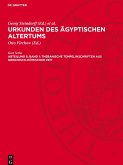 Urkunden des ägyptischen Altertums, Abteilung 8, Band 1, Thebanische Tempelinschriften aus griechisch-römischer Zeit