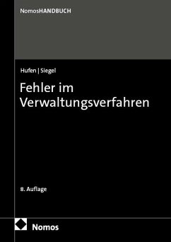 Fehler im Verwaltungsverfahren - Hufen, Friedhelm;Siegel, Thorsten