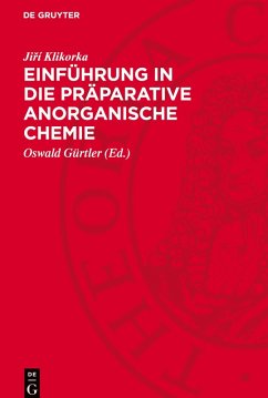 Cover Einführung in die präparative anorganische Chemie