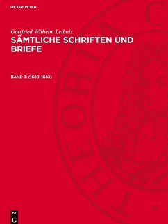 Cover Sämtliche Schriften und Briefe, Band 3, Sämtliche Schriften und Briefe (1680-1683)