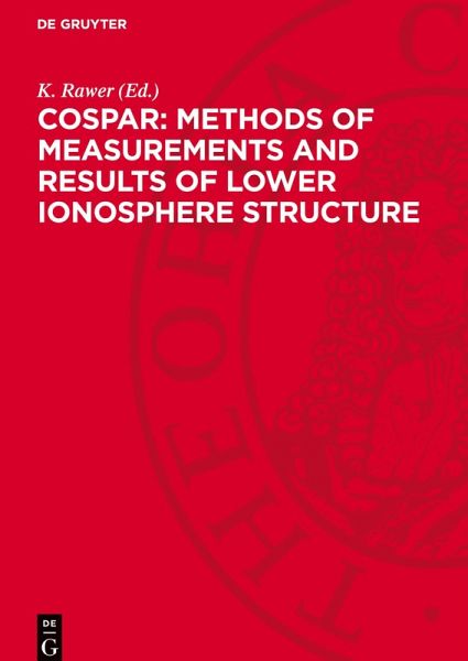 COSPAR: Methods of Measurements and Results of Lower Ionosphere Structure