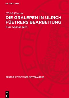 Cover Die Gralepen in Ulrich Füetrers Bearbeitung