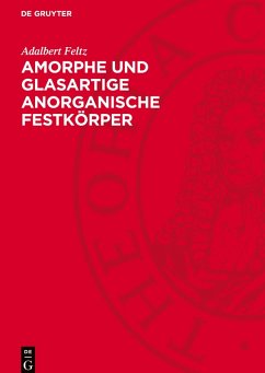 Cover Amorphe und glasartige anorganische Festkörper