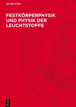 Cover Festkörperphysik und Physik der Leuchtstoffe