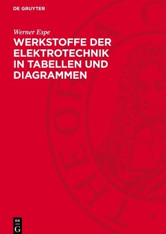 Werkstoffe der Elektrotechnik in Tabellen und Diagrammen - Espe, Werner