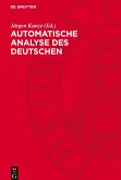 Automatische Analyse des Deutschen