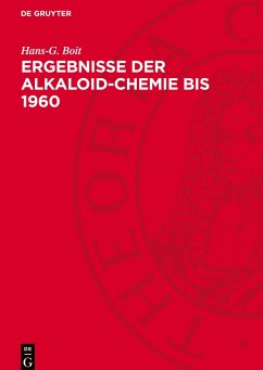 Cover Ergebnisse der Alkaloid-Chemie bis 1960