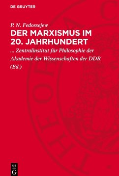 Cover Der Marxismus im 20. Jahrhundert