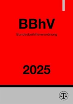 Bundesbeihilfeverordnung - BBhV 2025 Cover Bundesbeihilfeverordnung - BBhV 2025