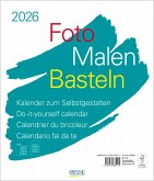 Foto-Malen-Basteln Bastelkalender weiß groß 2026 Foto-Malen-Basteln Bastelkalender weiß groß 2026