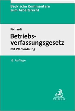 Cover Betriebsverfassungsgesetz. BetrVG