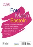 Foto-Malen-Basteln Bastelkalender A5 weiß 2026