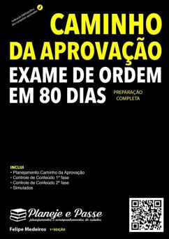 Cover Caminho Da Aprovação Exame De Ordem Oab Em 80 Dias (eBook, ePUB)