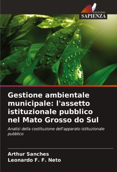 Cover Gestione ambientale municipale: l'assetto istituzionale pubblico nel Mato Grosso do Sul