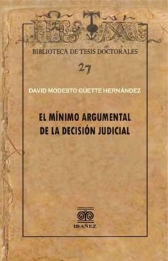 Cover El mínimo argumental de la decisión judicial (eBook, PDF)