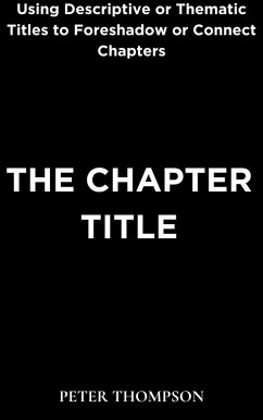 Cover The Chapter Title (eBook, ePUB)