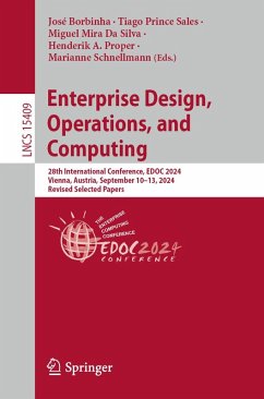 Enterprise Design, Operations, and Computing (eBook, PDF)