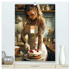 Cover Tattoo Girls and Cakes (High Quality Premium Wall Calendar 2026 DIN A2 portrait),CALVENDO 12 Month Wall Calendar