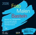 Foto-Malen-Basteln Bastelkalender schwarz quer 2026