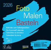 Foto-Malen-Basteln Bastelkalender schwarz quer 2026