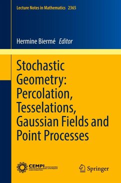 Cover Stochastic Geometry: Percolation, Tesselations, Gaussian Fields and Point Processes