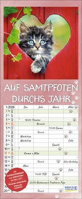 Cover Auf Samtpfoten durch's Jahr 2026