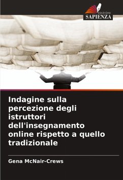 Cover Indagine sulla percezione degli istruttori dell'insegnamento online rispetto a quello tradizionale