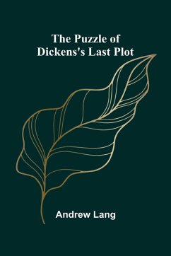 Cover The Puzzle of Dickens's Last Plot