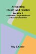 Accounting theory and practice Volume 2 - Bild 1