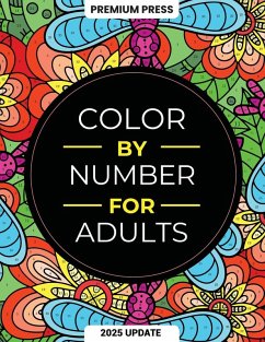 Color By Number For Adults Cover Color By Number For Adults