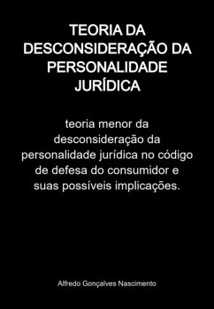 Cover Teoria Da Desconsideração Da Personalidade Jurídica (eBook, PDF)