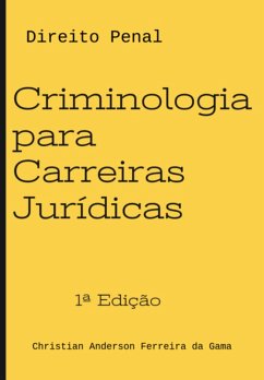Cover Criminologia Para Carreiras Jurídicas (eBook, PDF)