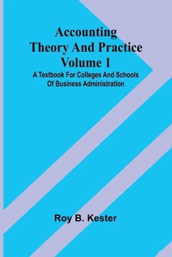Cover Accounting theory and practice Volume 1