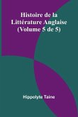 Histoire de la Littérature Anglaise (Volume 5 de 5)