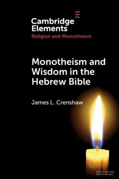 Cover Monotheism and Wisdom in the Hebrew Bible