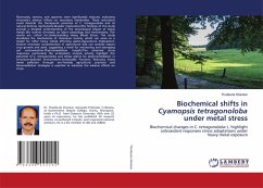 Cover Biochemical shifts in Cyamopsis tetragonoloba under metal stress