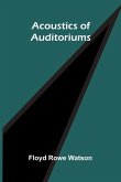 Acoustics of auditoriums