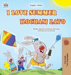 Cover I Love Summer (English Polish Bilingual Children's Book)