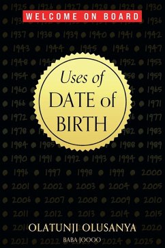 Cover USES OF DATE OF BIRTH