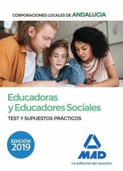 Cover Educadoras y educadores sociales : corporaciones locales de Andalucía : test y supuestos práctico