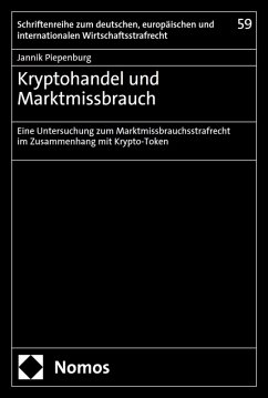 Kryptohandel und Marktmissbrauch (eBook, PDF) - Piepenburg, Jannik