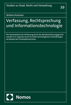 Cover Verfassung, Rechtsprechung und Informationstechnologie (eBook, PDF)