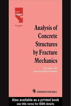 Cover Analysis of Concrete Structures by Fracture Mechanics (eBook, ePUB)