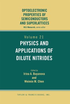 Physics and Applications of Dilute Nitrides (eBook, ePUB)